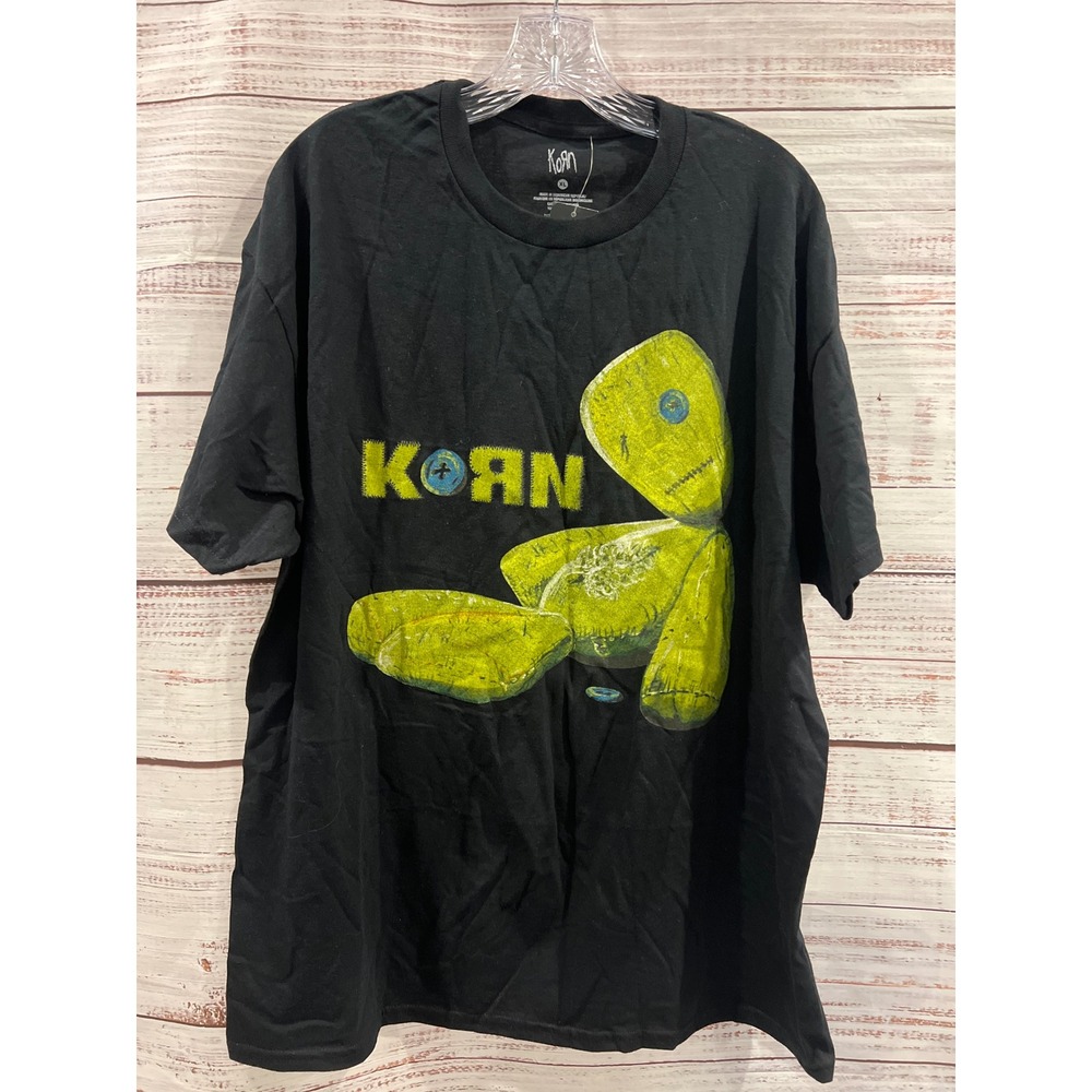 Korn Issues Voodoo Doll Graphic T-Shirt Mens XL Black Spencers Band Tee New